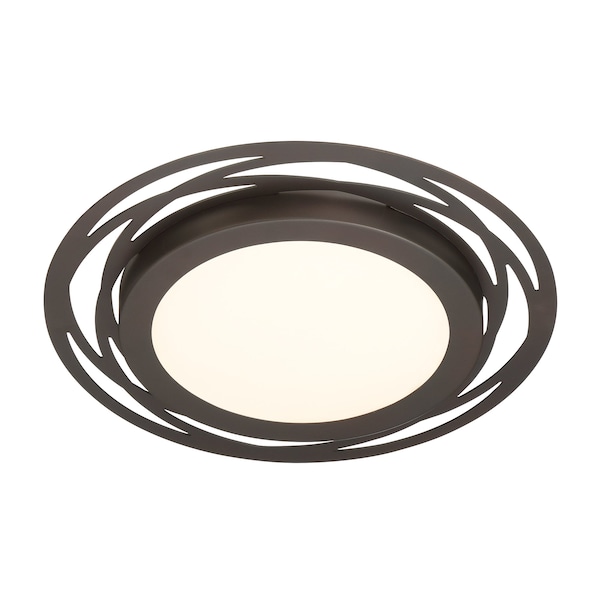 Designers Fountain Edge Lit LED 14 Inch Satin Bronze Flush Mount Ceiling Light LED1297-SB - main